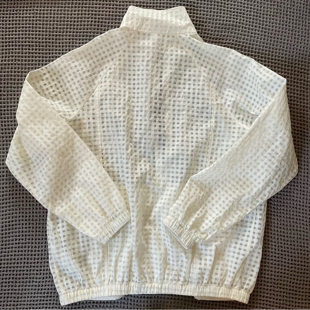 Fabletics Cleo Lightweight White Jacket - image 6